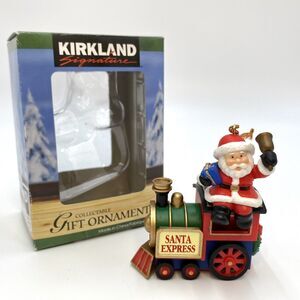 1997 Kirkland Signature Santa Express Train Collectable Gift Christmas Ornament